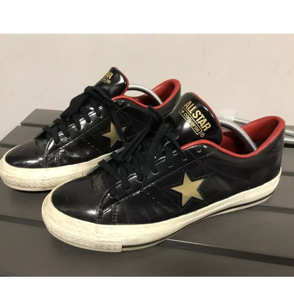 Converse All Star Limited Japan Sz 9 Black Leather